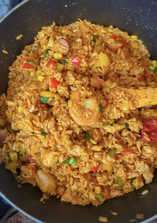 The BEST homemade Jambalaya Rice Recipe (better than take out)