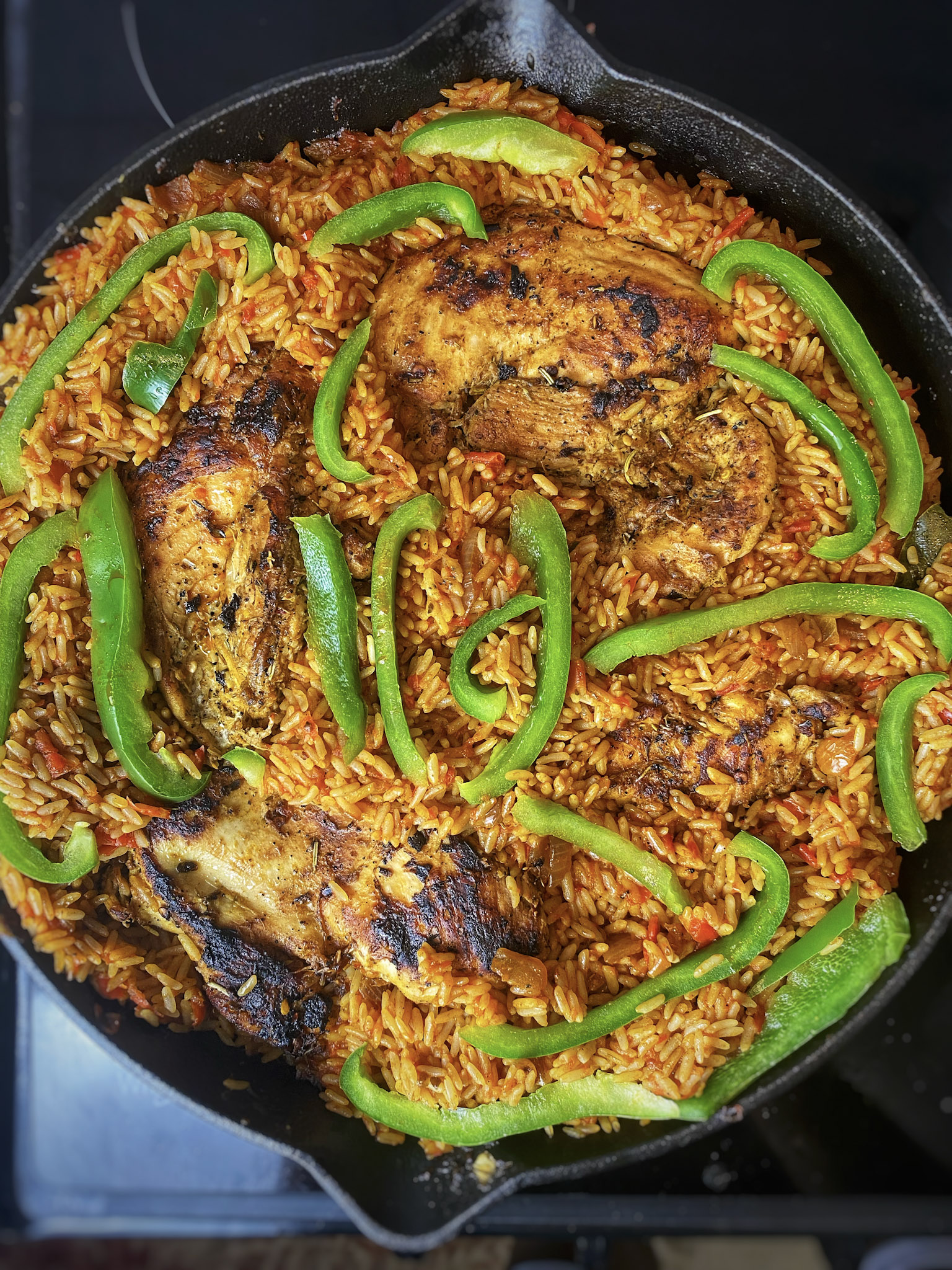 Jollof Rice With Chicken