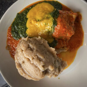 Nigerian chicken stew