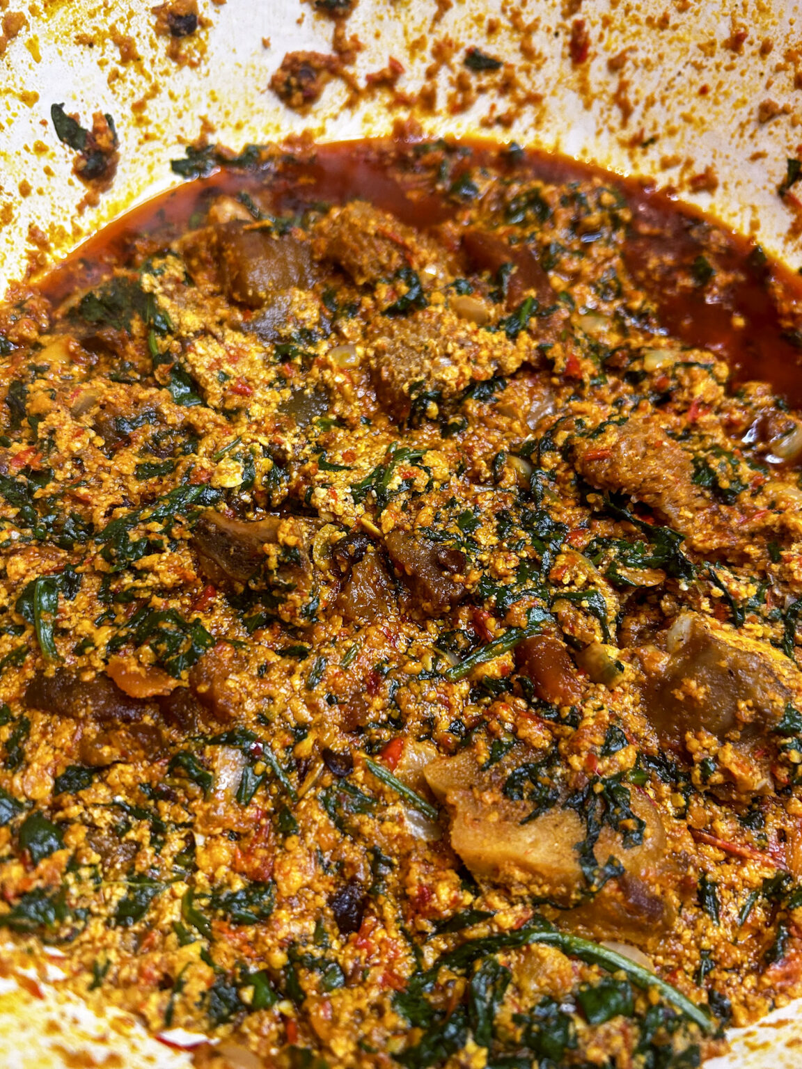 How To Make Authentic Nigerian Egusi Soup Recipe Fried Method Nigerianfoodiehub